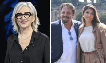 Lunetta Savino: “Peggior baciatore? Brignano”. La replica piccata di Flora Canto