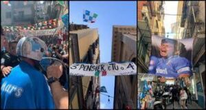 Napoli, marea azzurra in città aspettando lo scudetto