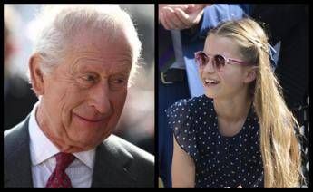 Re Carlo e la nipote Charlotte, è la figlia che avrebbe voluto