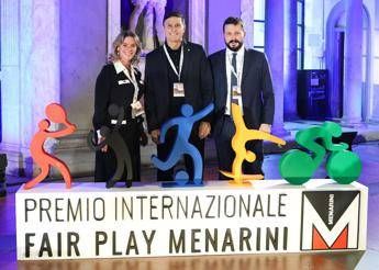 Sport, al via la 29esima edizione del premio Fair Play Menarini