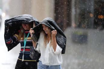 Stop al caldo africano, violenti temporali e temperature giù di 10°C