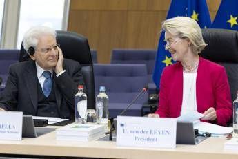 Ue, Mattarella in Commissione con von der Leyen: “Orgoglio per costruzione europea”