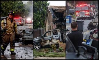 Usa, aereo si schianta sulle case a San Diego: “Diversi morti”