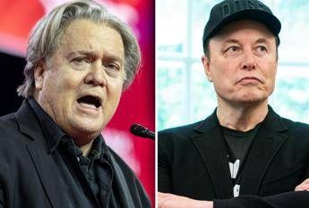 Bannon attacca Musk: “Immigrato illegale e drogato”. La replica: “Ritardato”