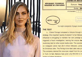 Ferragni tra le tracce della maturità in Tunisia, sotto esame il caso Pandoro-gate