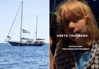 Gaza, Israele dirotta nave Flotilla con a bordo Greta Thunberg