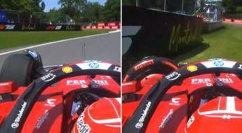 Gp Canada, Leclerc contro il muro con la Ferrari – Video