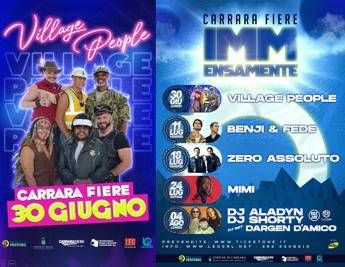 I Village People aprono “IMMensamente”: Carrara si accende con il nuovo festival estivo