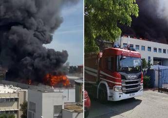 Incendio all’Università della Tuscia, in fiamme la facoltà di Agraria
