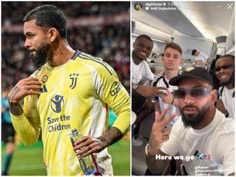 Juventus, gaffe di Douglas Luiz: posta foto con Thuram, ma tagga l’attaccante dell’Inter