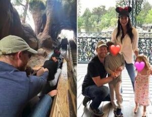 Meghan, Harry e le foto con i figli a Disneyland: è polemica