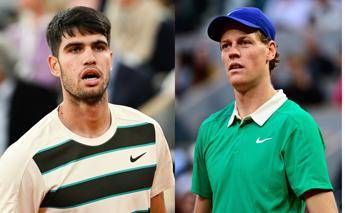 Tennis, Roland Garros: per Sisal Sinner e Alcaraz appaiati in quota a 1,90