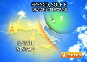 Estate ‘vintage’ sull’Italia: fresco, sole e qualche temporale