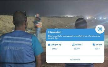 Gaza, perché l’aiuto non arriva: camion sequestrati dalle milizie armate. Il report Onu