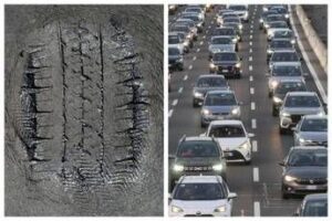 Il caldo squaglia l’asfalto in autostrada, chiusure sull’A4 Venezia-Milano: code e disagi