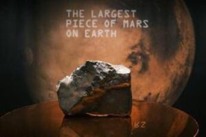 Il più grande meteorite marziano è stato venduto per 5,3 milioni di dollari