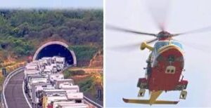 Incidente A1, auto travolta da tir in una galleria: distrutta una famiglia