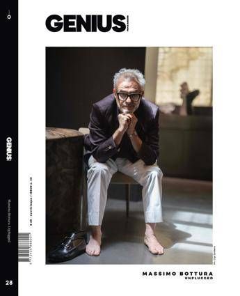 Lo chef Massimo Bottura protagonista della cover story di Genius People Magazine