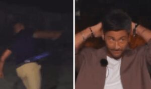 Temptation Island, Antonio distrugge il villaggio e crolla in un pianto. La reazione di Bisciglia