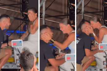 Alessandra Amoroso, sorpresa a fine concerto: la proposta di matrimonio di Valerio