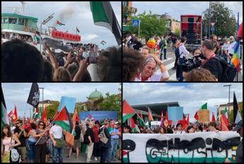 Corteo per Gaza al Lido di Venezia, organizzatori: “Siamo oltre 5mila”