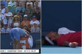 Da Medvedev a Rinderknech e Tiafoe: caldo e malori a Cincinnati