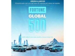 L’ascesa di Chery nella classifica Fortune trainata da OMODA & JAECOO