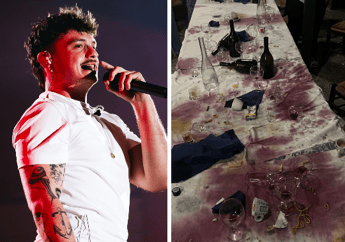 Olly, la cena con gli amici scatena il caos: “Mozziconi di sigaretta e vino rovesciato”
