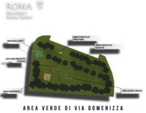 Roma, nel parco di piazzale Maresciallo Giardino partono i lavori per nuova palestra outdoor