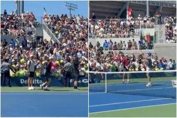 Sinner fa tardi all’allenamento, in campo va… Cahill