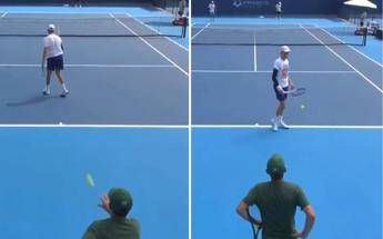 Sinner, lo ‘scherzo’ a Vagnozzi e le “racchettate in testa”