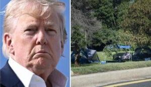 Usa, Trump contro i senzatetto: le foto e l’annuncio mentre va giocare