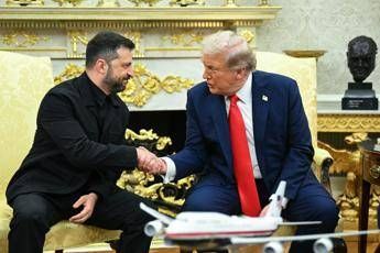 Zelensky alla Casa Bianca, raffica di ‘grazie’ a Trump