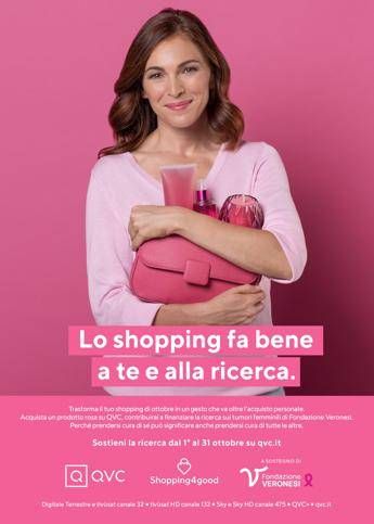 Al via Shopping4good, QVC Italia rinnova l’impegno per ricerca sui tumori femminili