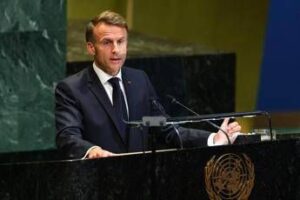 Onu, Macron: “La Francia riconosce la Palestina”. Tajani: “Nessun futuro per Hamas a Gaza”