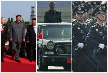 Parata della vittoria a Pechino, Xi accoglie Putin e Kim. Trump: “Cospirate contro Usa”