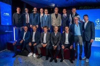 Serata show di Sky per il lancio della nuova stagione delle Coppe Europee tra glamour e talent