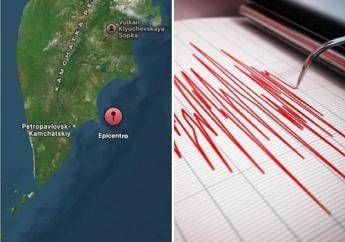 Terremoto magnitudo 7.8 in Kamchatka, allerta tsunami