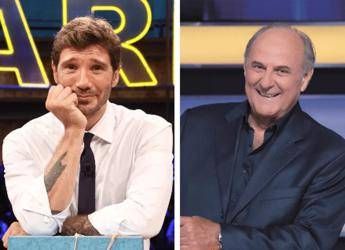 Ascolti tv, la prima serata è di ‘Un Professore’ su Rai1. Testa a testa tra De Martino e Scotti