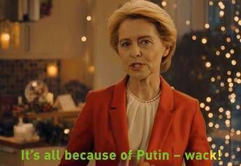 “Tutta colpa di Putin”, lo spot della tv russa sfotte l’Europa