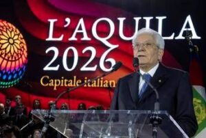 Mattarella a L’Aquila: “Cultura strumento di pace contro guerre, volontà di dominio e strategie predatorie”