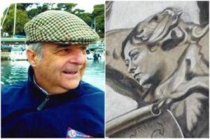 Angelo con volto Meloni, la versione di Antonio d’Amelio: è l’uomo che ha finanziato il primo restauro