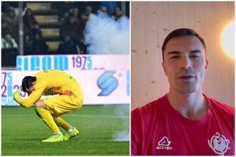 Audero dopo essere stato colpito dal petardo: “Poteva andare molto peggio”