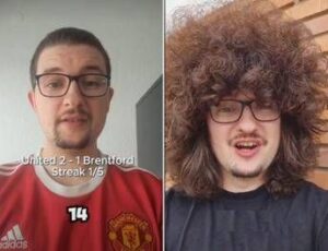 “Non mi taglio i capelli se lo United non vince 5 partite”, la scommessa virale del tifoso