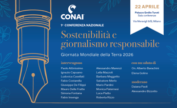 A Milano la prima conferenza nazionale Sostenibilità e giornalismo responsabile – Diretta domani dalle 9:30