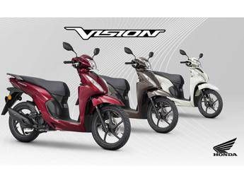 Honda Vision 110 2026, nuovi colori per lo scooter urbano