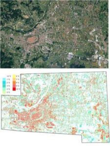 Il trucco per abbassare la temperatura in città di 10 gradi grazie ai pannelli solari