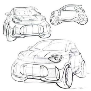 smart riscopre la sua icona urbana, ecco i primi sketch della Concept #2