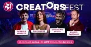 Awed, Camihawke e Gabriele Vagnato al Creators Fest del WMF