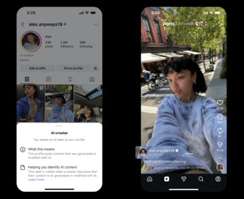 Instagram lancia il marchio Ia per i creator